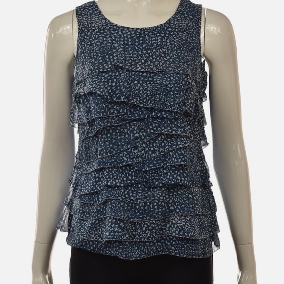Ann Taylor Ruffle Tiered Top Blouse
Women Boho Sleeveless Size M - Picture 1 of 5